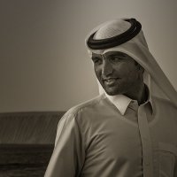 Scheich in Doha, Qatar